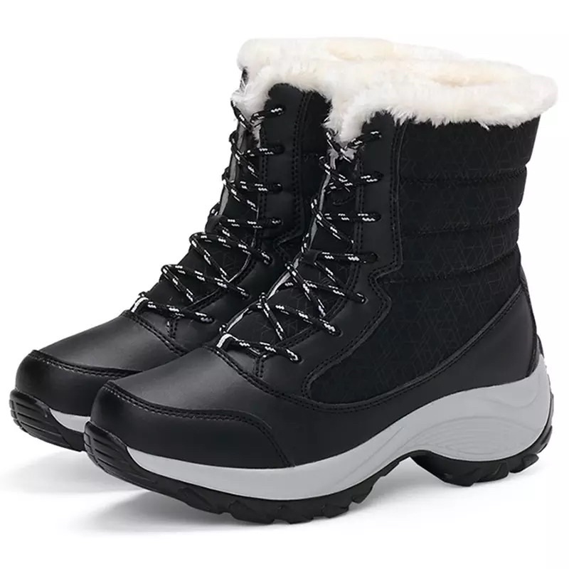 Image of Winter Snow Boots Waterproof Sneaker Boots anti air Musim Dingin #7