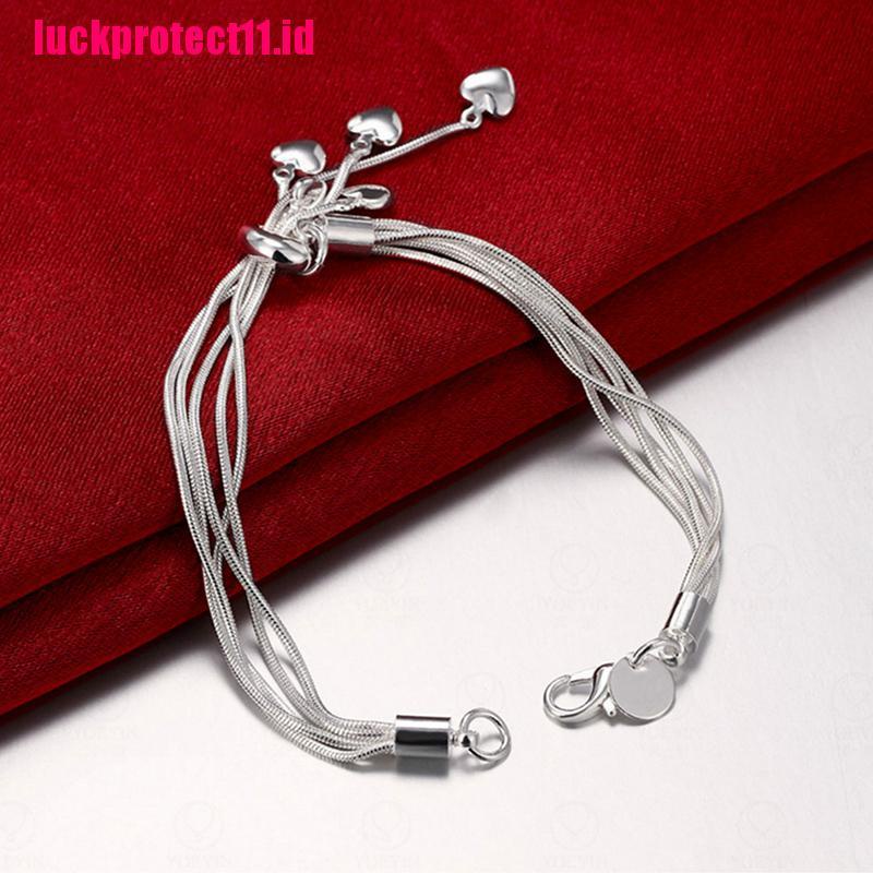 Gelang Rantai Ular Bahan 925 Sterling Silver Untuk Wanita