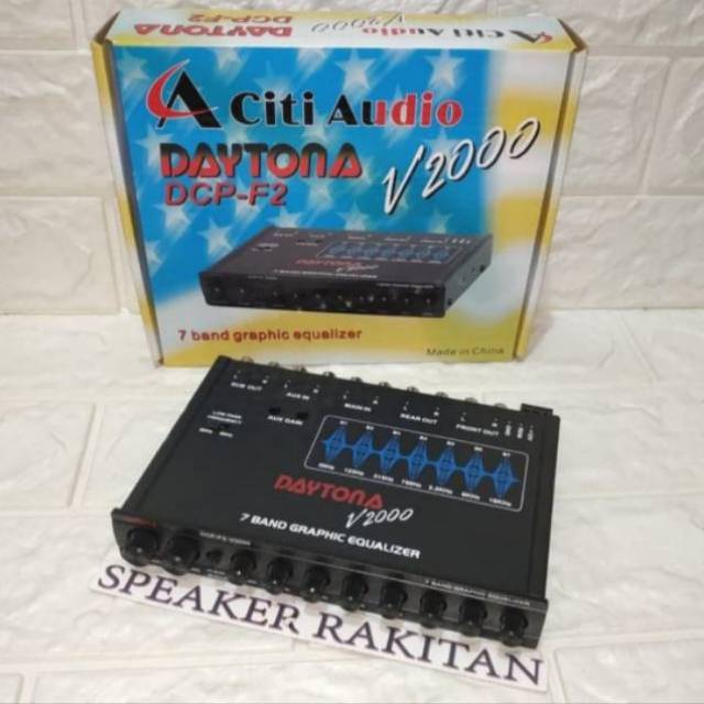 Pre Amplifier Mobil Equalizer DAYTONA CITI AUDIO CA DCP F2 V2000