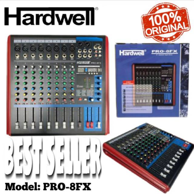 Mixer PRO 8 FX HARDWELL 8 Channel Original