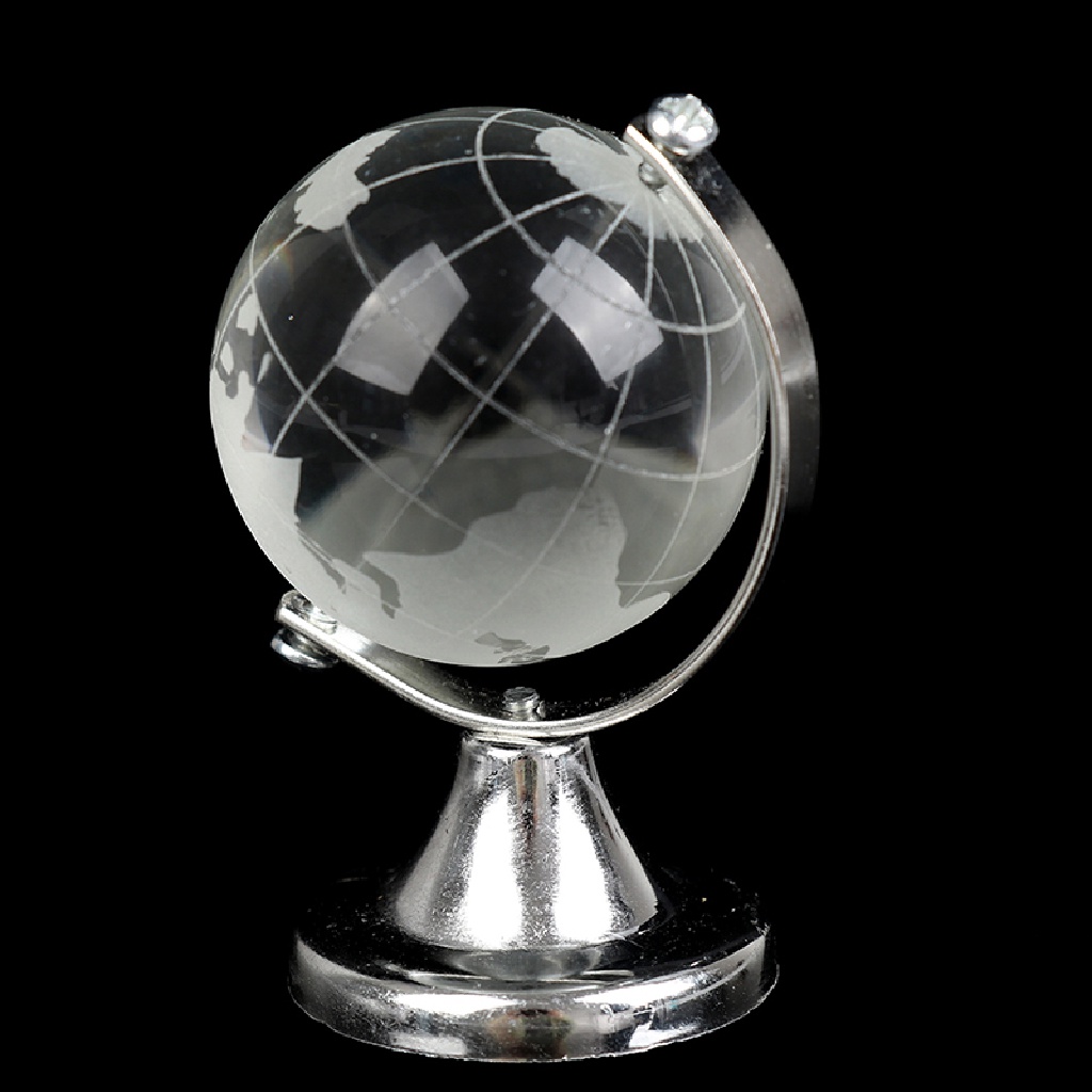 Mainan Miniatur Globe Rolling Dengan Stand Untuk Dekorasi Rumah Boneka 1: 12