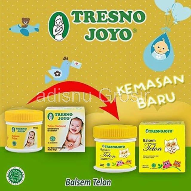 Tresno Joyo BALSEM TELON Untuk Anak Usia 2 Tahun Plus Kemasan 20 &amp; 40 Gram