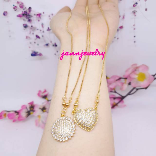 Promo NewKalung love full permata zircon uk45cm