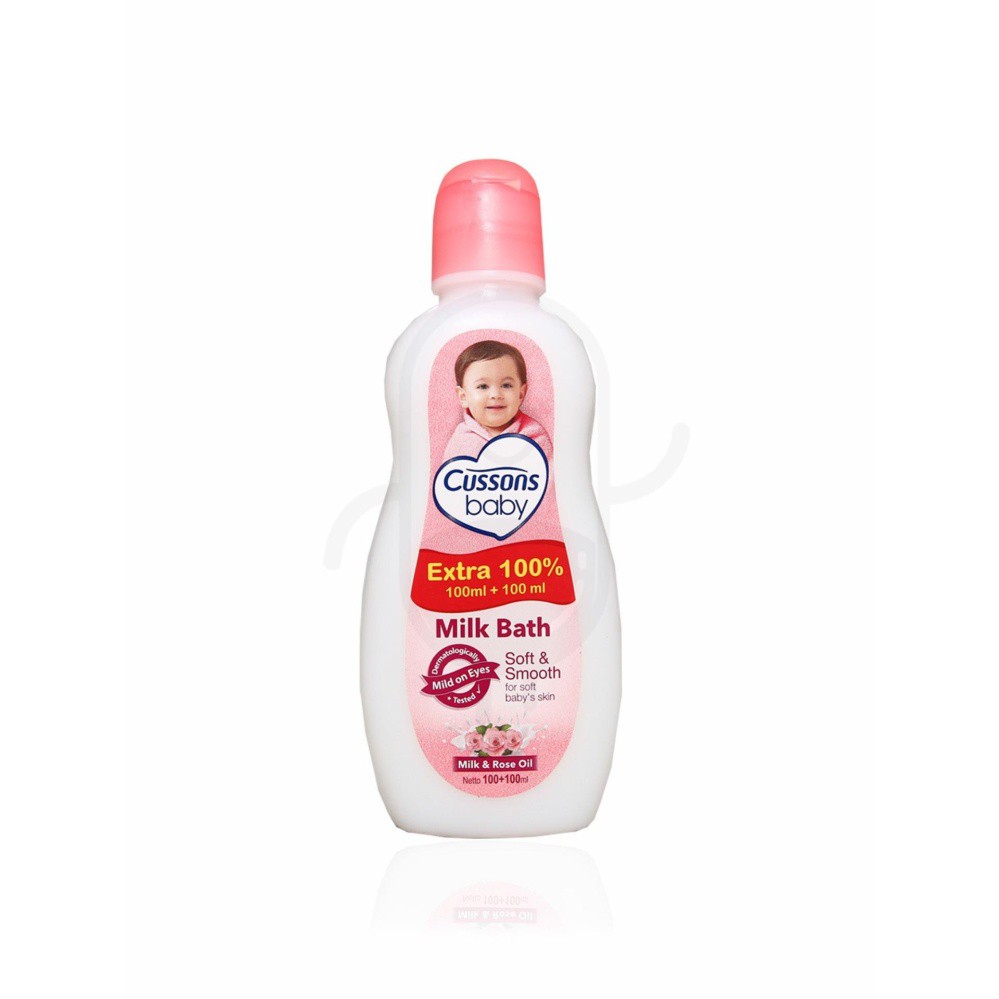 Cussons Baby Milk Bath (Tersedia varian Aroma dan Ukukran)