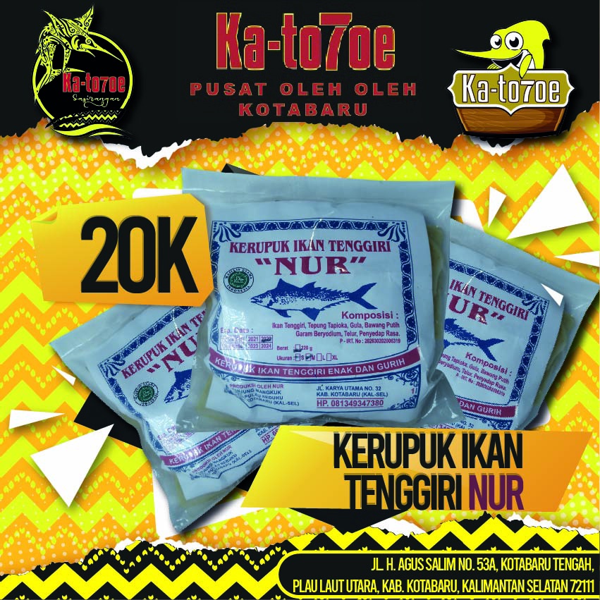

Kerupuk Ikan tenggiri NUR