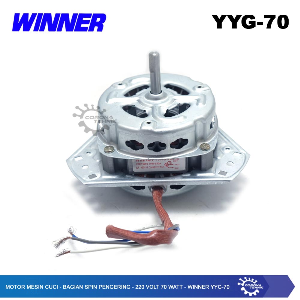 Winner - Motor Mesin Cuci - Bagian Spin Pengering - 220 Volt 70 Watt