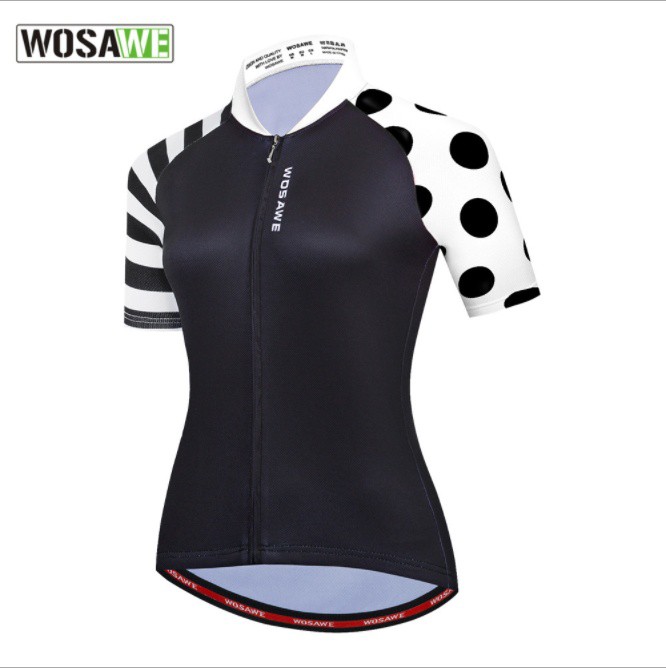 Jersey Cycling Women breathable casual short-sleeved Top Merk WOSAWE