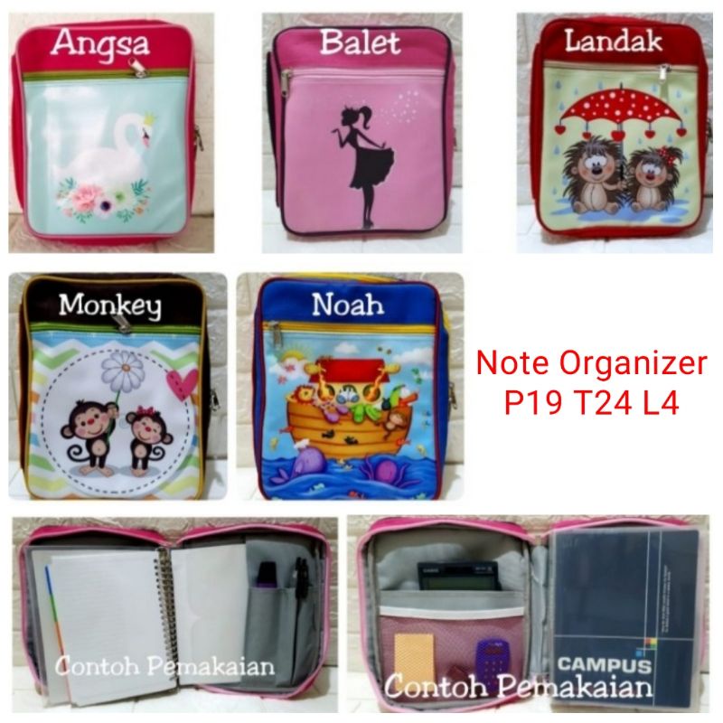 

NOTE ORGANIZER COVER BUKU CATATAN