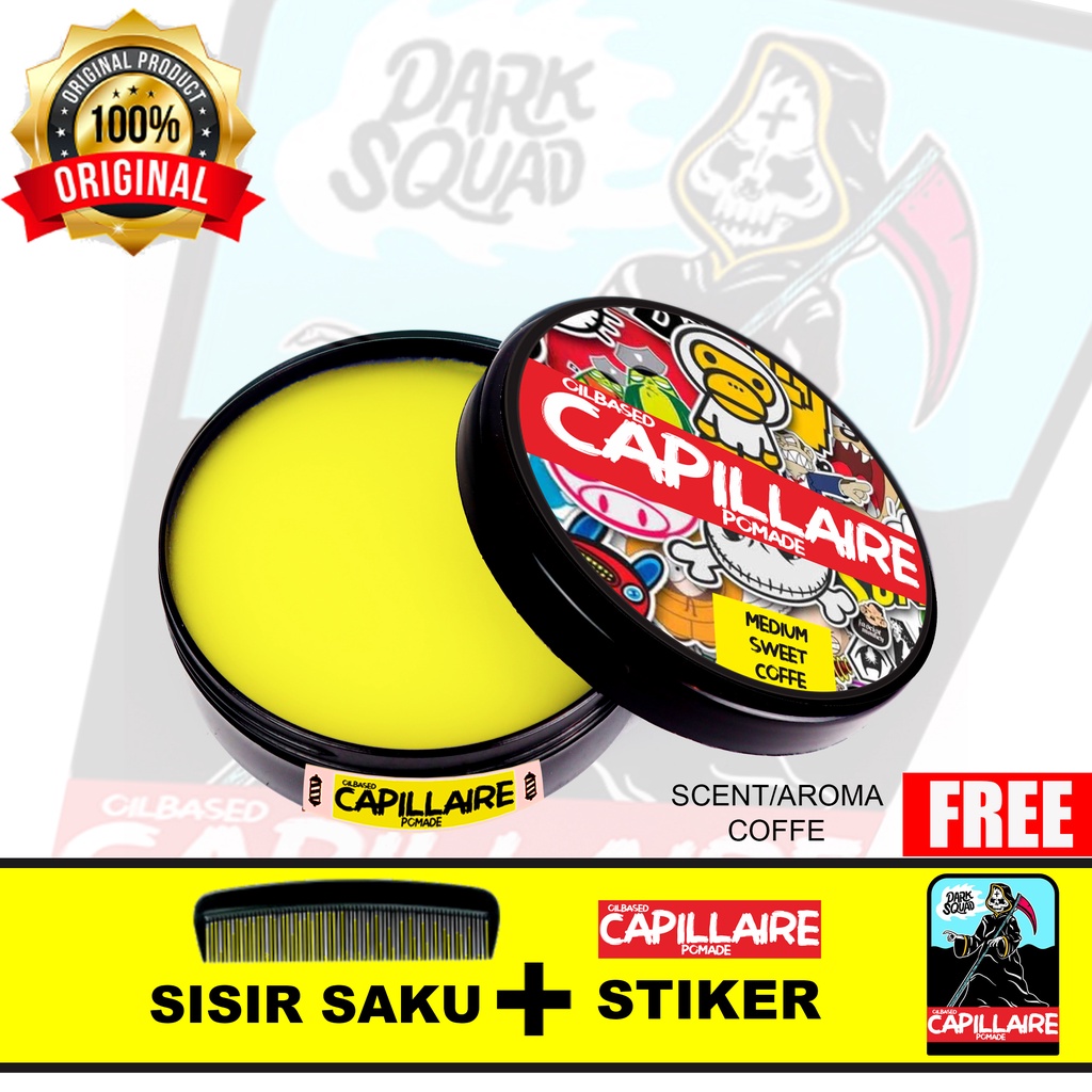 POMADE OILBASED CAPILLAIRE 60 GRAM GRATIS SISIR DAN STICKER