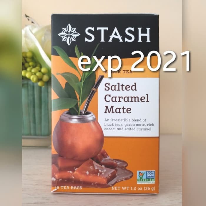 

Stash Tea Black Tea Teh- Salted Caramel Mate 18 Tea Bags - tth1453