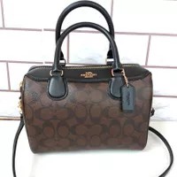 TAS WANITA COACH - COACH MINI BENNET SIGNATURE ORI