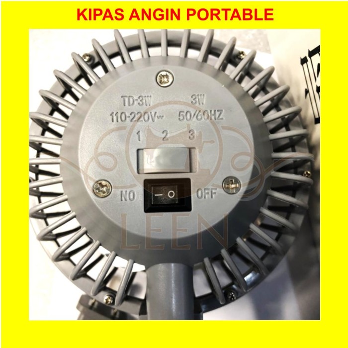 Kipas Angin Portable (MAGNETIK) GRADE A Mesin Jahit LEEN