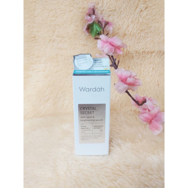 WARDAH CRYSTAL SECRET DARK SPOT &amp; BRIGHTENING SERUM 20 ML~ Original 100 % Kemasan baru