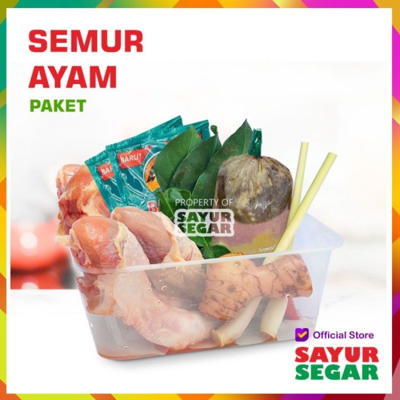 

paket semur ayam 500 gram siap masak