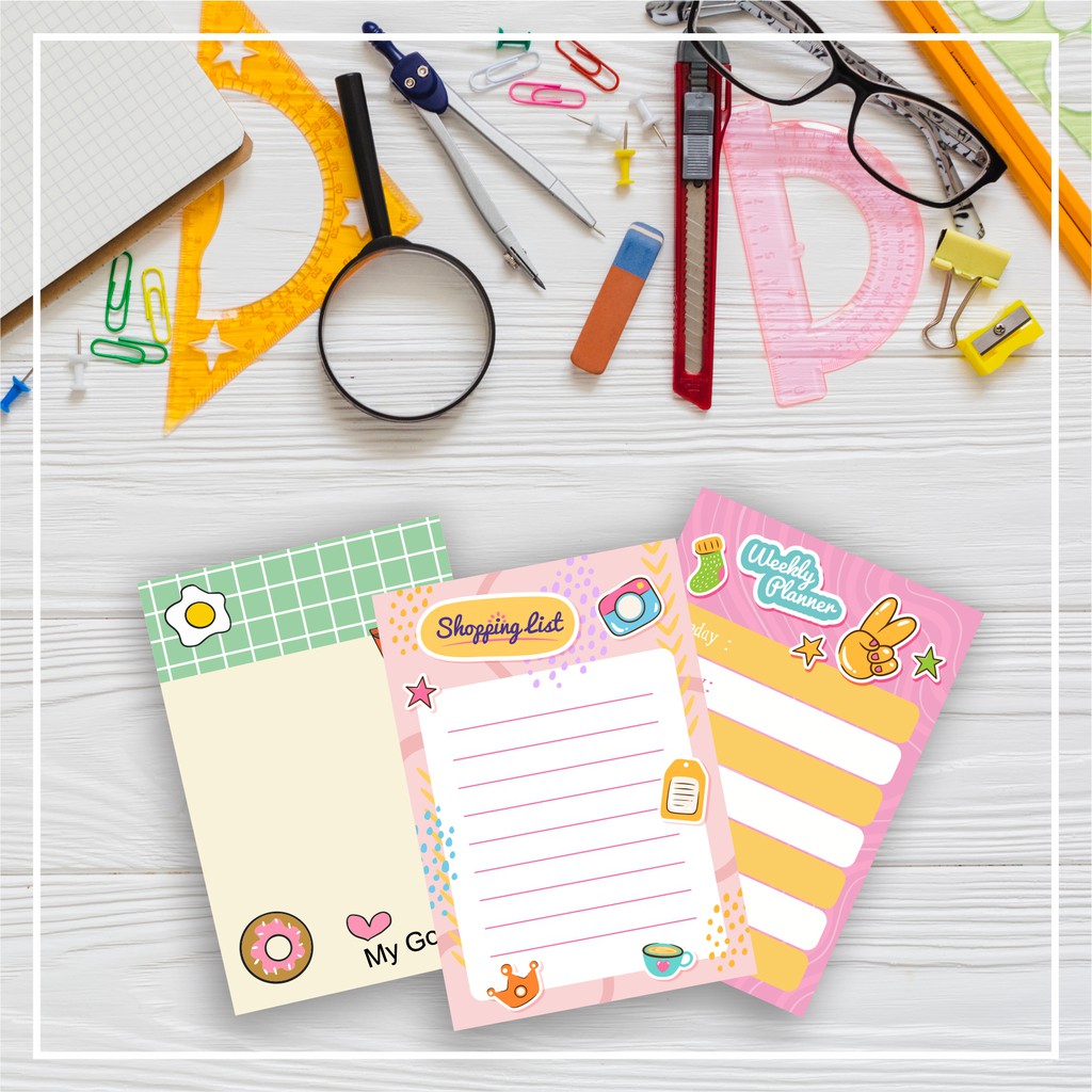 

Memo Print / Memo Mini Lucu Murah Ready Stock Part 1