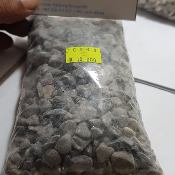 batu hiasan taman | Batu coral warna hitam natural