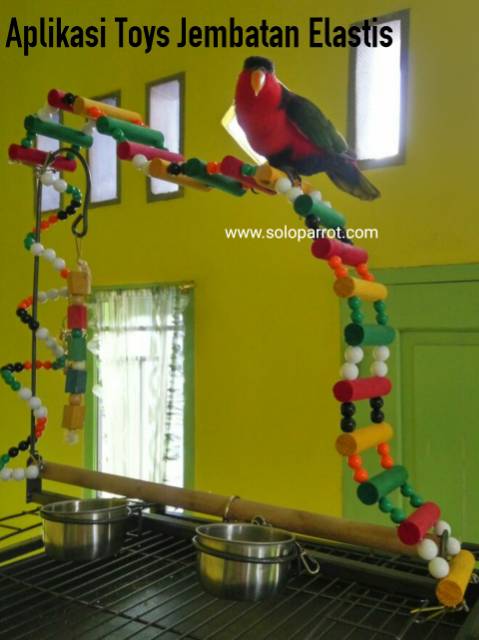 Jual Mainan Toys Burung Lovebird Parkit Falk Nuri Afgrey Kakatua Macau | Shopee Indonesia