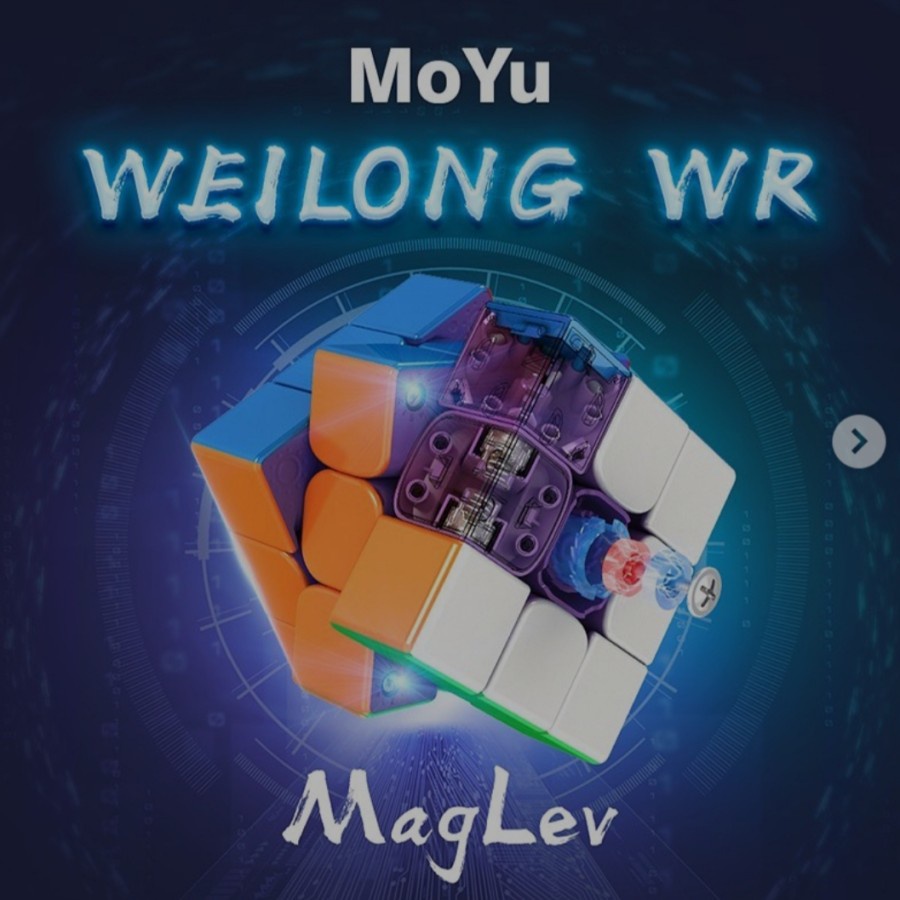 Rubik 3x3 MoYu WeiLong WR M Maglev 2021 3x3 Magnetic WRM 2021 Stickerless