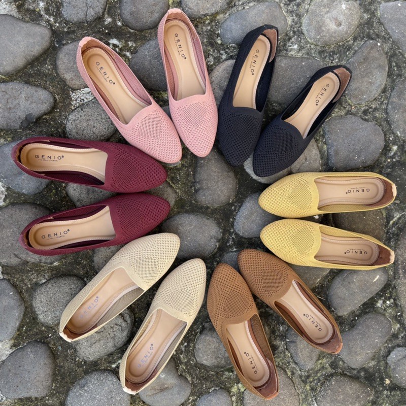 Sepatu Wanita Flat Shoes Genio