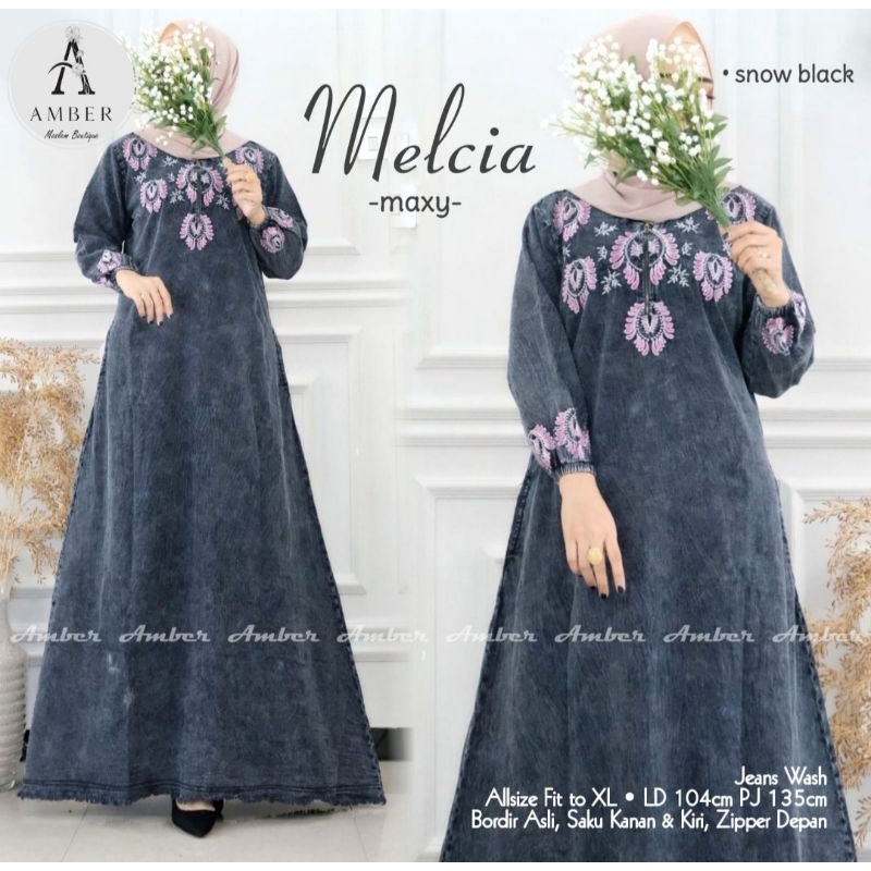 GAMIS JEANS TERBARU 2022 UNTUK WANITA MUSLIMAH DEWASA  BAJU MAXY  KEKINIAN  MODIS DAN TERPOPULER DEN