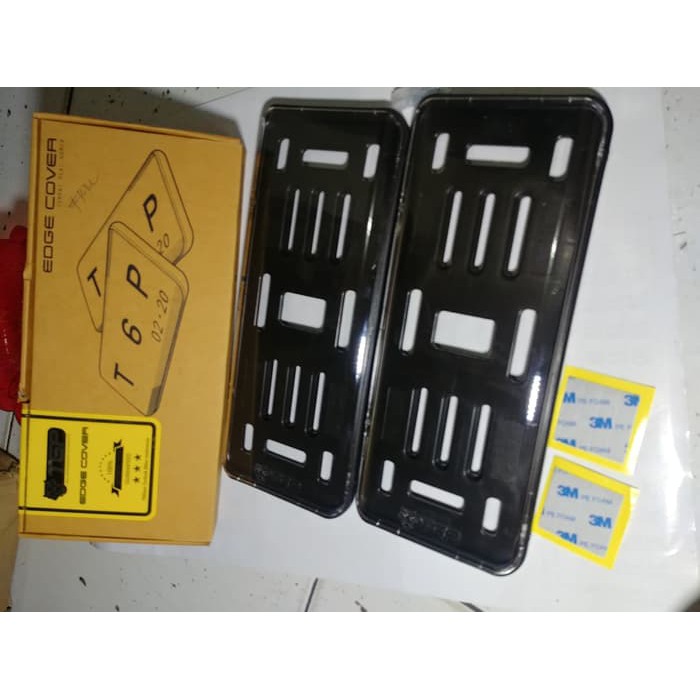 Dudukan / Cover Plat Nomor / Tutup Plat Nomer Motor TGP EDGE COVER New Model