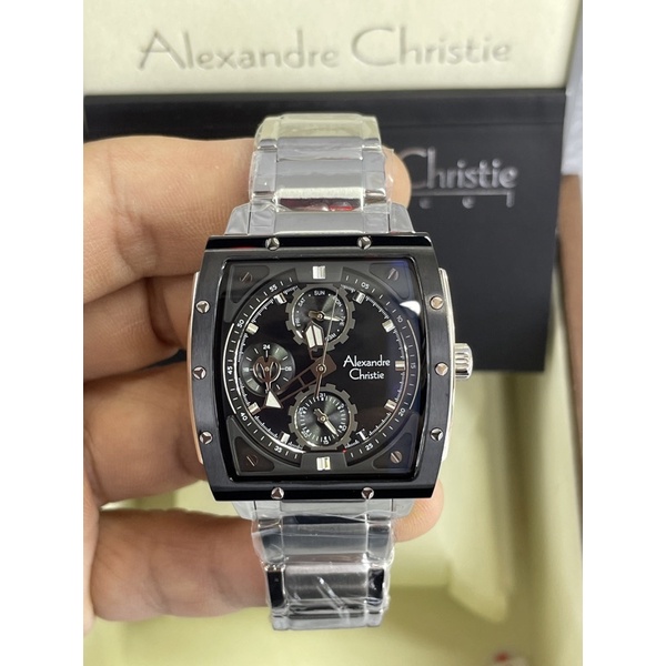 alexandre christie 6376bf wanita silver ring hitam