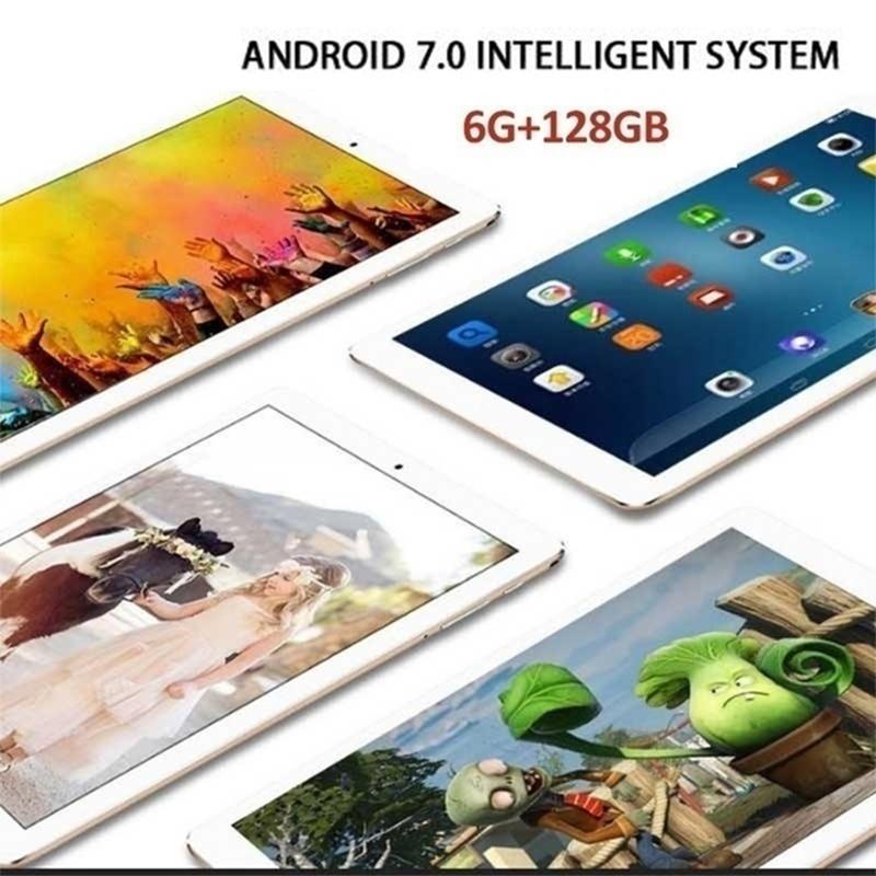 Asli Tablet PC Android 8 inch 6 GB + 128 GB 10-core Android 10.0 Siswa Pelajaran Online Belajar Tablet PC Jaringan 4G WiFi Tablet PC