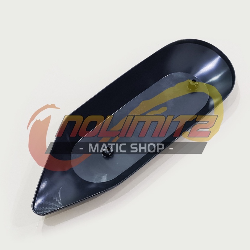 Cover Tutup Pelindung Muffler Knalpot NEMO Carbon Yamaha Fazzio