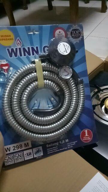 Winn Gas W-289m Selang & Regulator Paket