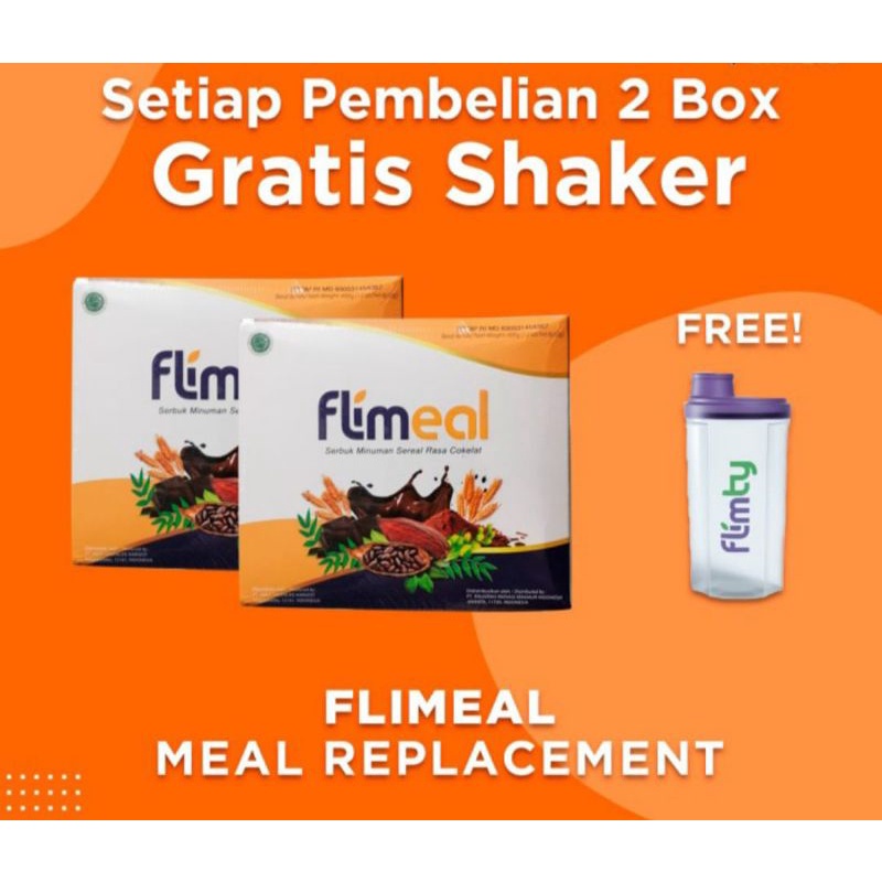 

Flimeal by Flimty Meal Replacment Sereal Sehat Original BPOM