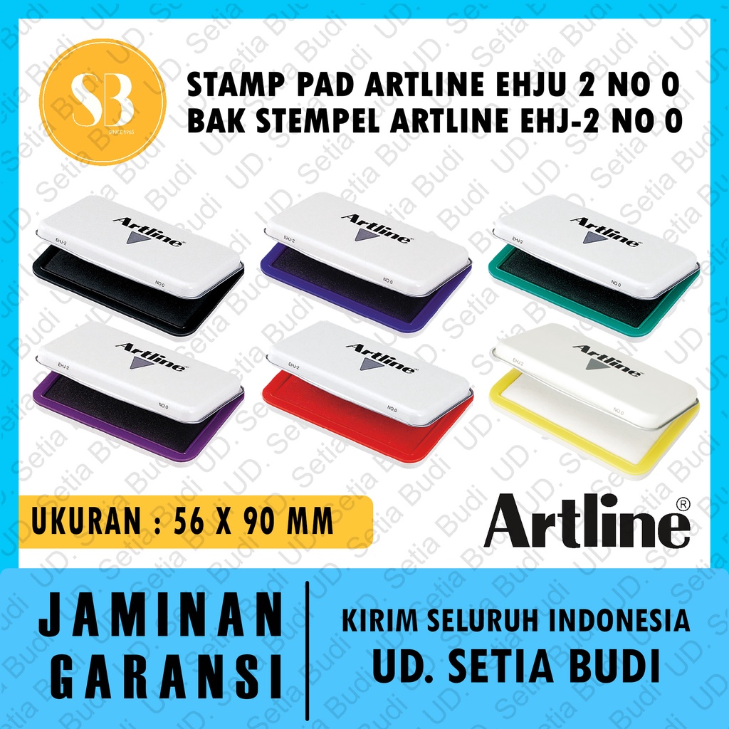 Stamp Pad Artline EHJU 2 No 0 Bak Stempel Artline EHJ-2 No 0