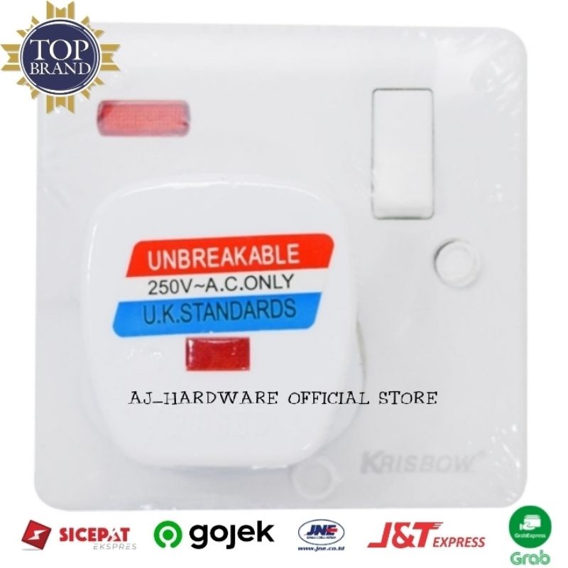 Steker AC 250V krisbow