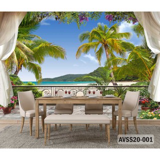 WALLPAPER 3D PANTAI, WALLPAPER CUSTOM PEMANDANGAN ALAM ...