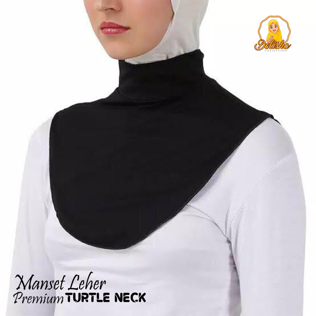Inner Leher Turtle Neck Rayon Premium / Manset Leher Kaos Premium / Manset Turtle Neck / Atasan Wanita / Inner Dada / Dalaman Wanita / Dalaman Leher / Inner dada / Inner Wanita