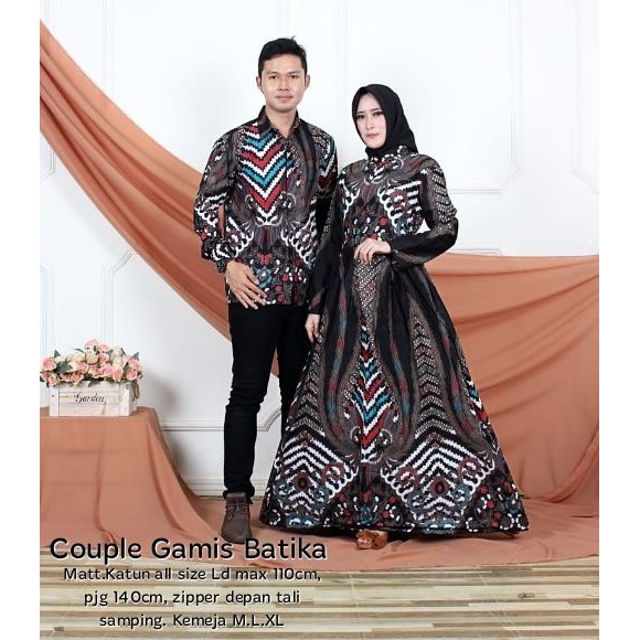 GROSIR BATIK COUPE GAMIS BATIKA