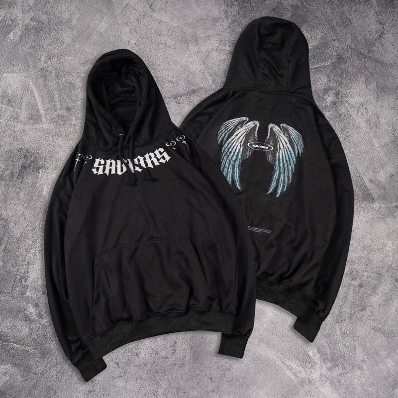 Jaket Hoodie Distro Motif SAVIORS