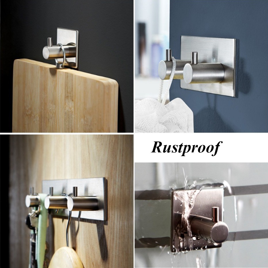 Gantungan Dinding Hook Kamar Mandi | Serba Guna Stainless