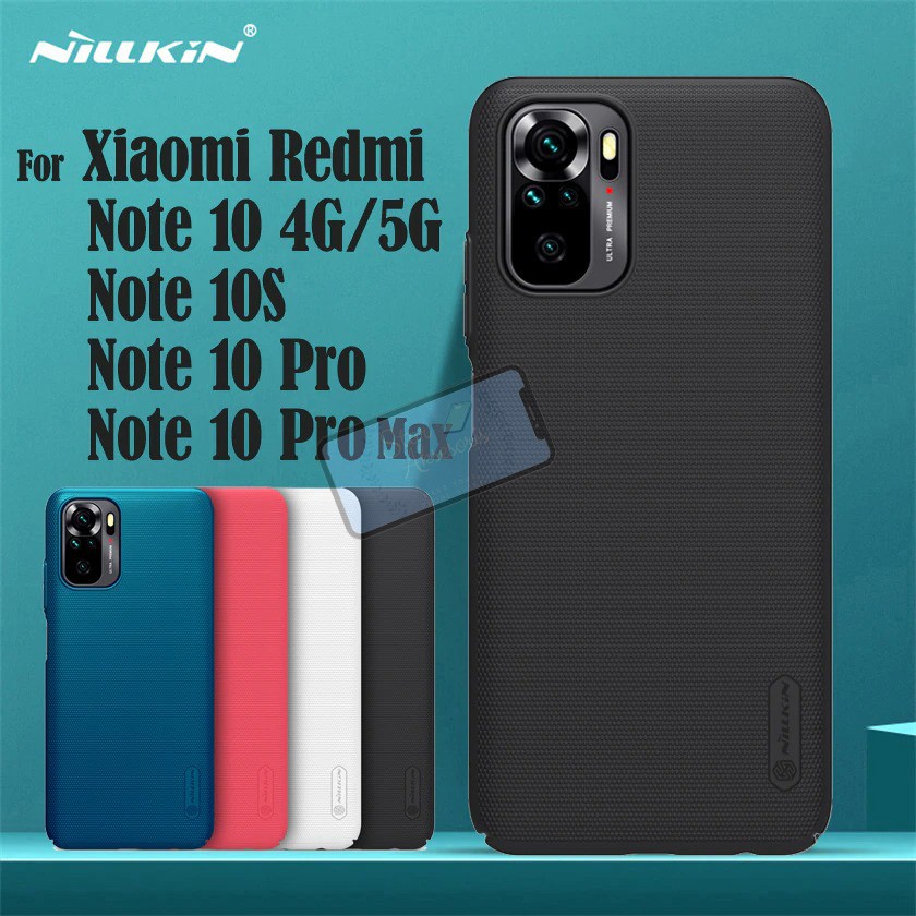 Case Xiaomi Redmi Note 10 Pro Nillkin Super Frosted SHield Hard Case Original Redmi Note 10 Pro Case