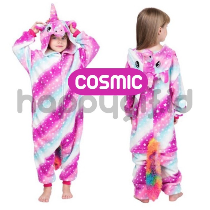 BAJU KOSTUM ONESIE PIYAMA ANAK UNIK KID UNICORN 2