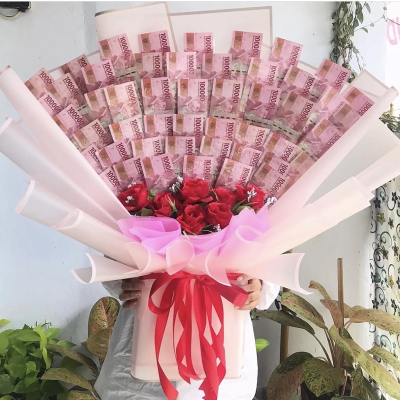 BIG SIZE Money Bouquet Kerangka Ukuran Besar/ buket lamaran / buket uang / kerangka buket uang