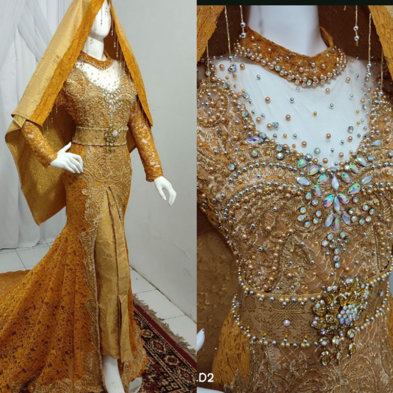 TERBARU//KEBAYA KOTO GADANG MEWAH MODERN//BAJU ADAT MINANG//SLIM BELAH BEREKOR