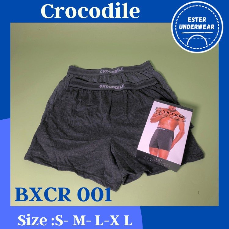 Celana Boxer Pria CROCODILE CR BX 001 Isi-2 Pcs/Pack