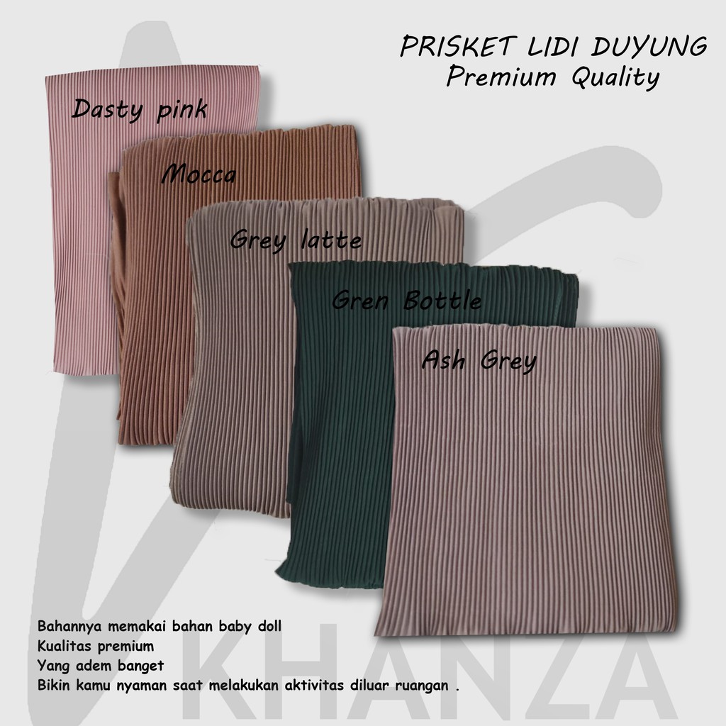 PASHMINA PLISKET LIDI DUYUNG PREMIUM//CERUTY BABYDOLL//PLISKET DUYUNG//PLEATED SHAWL