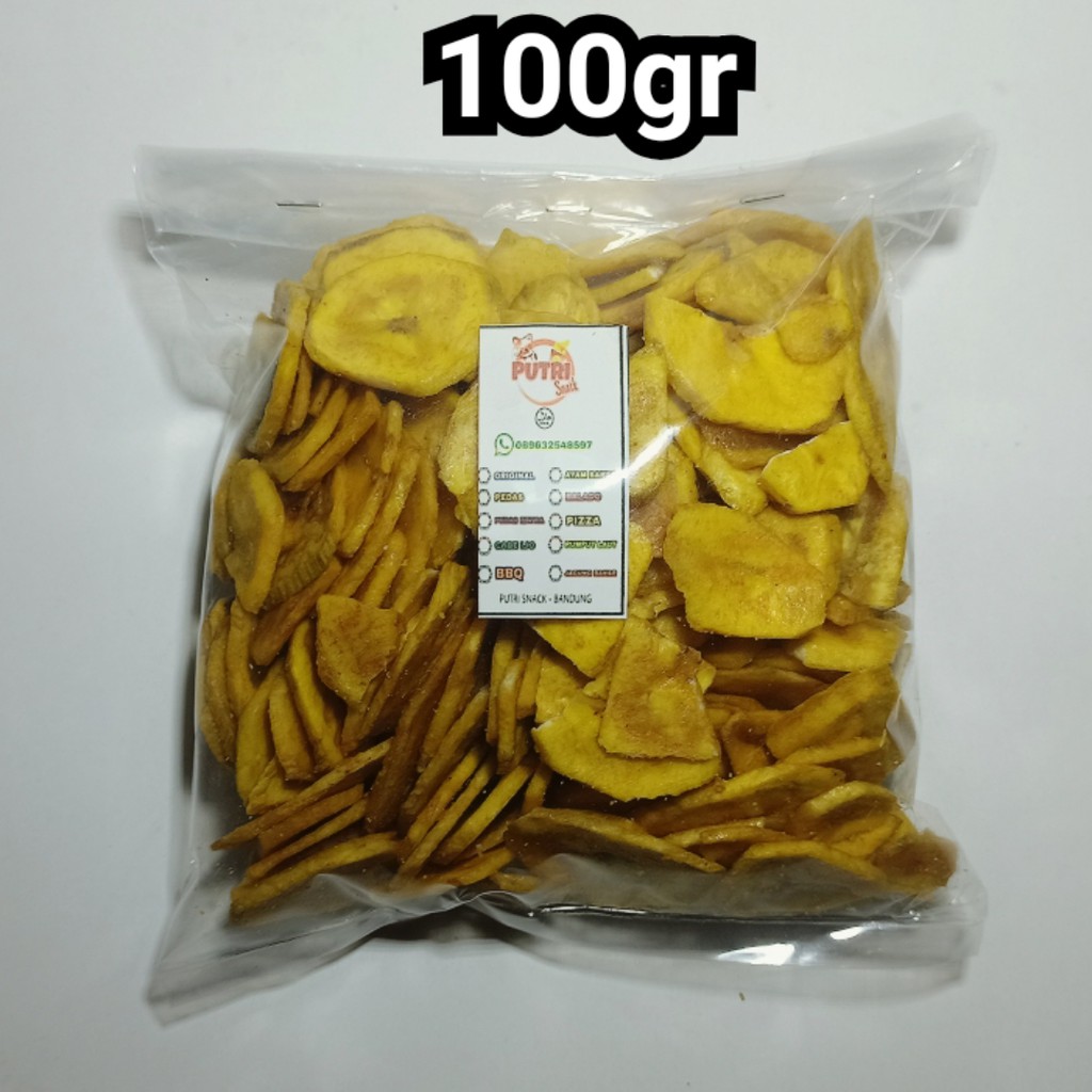 KERIPIK PISANG MANIS 100gr SUPER RENYAH