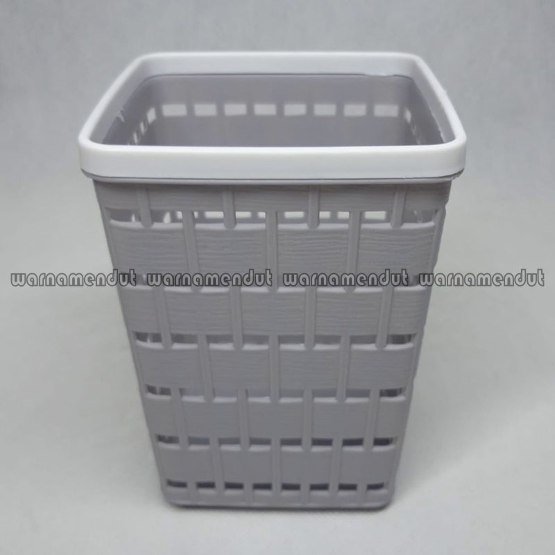 

Wadah organiser tempat pensil ballpen pena plastik 9x9x12cm WMO NS1226
