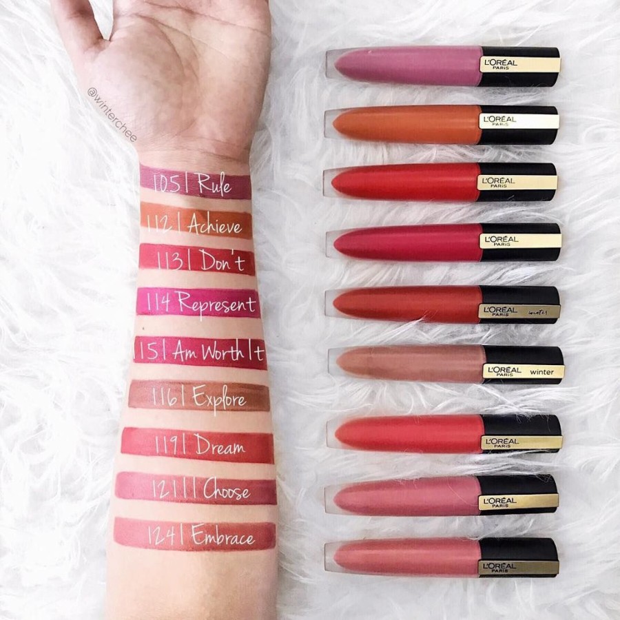 LOREAL Rouge Signature Matte Liquid Lipstick ORI BPOM / L'Oreal