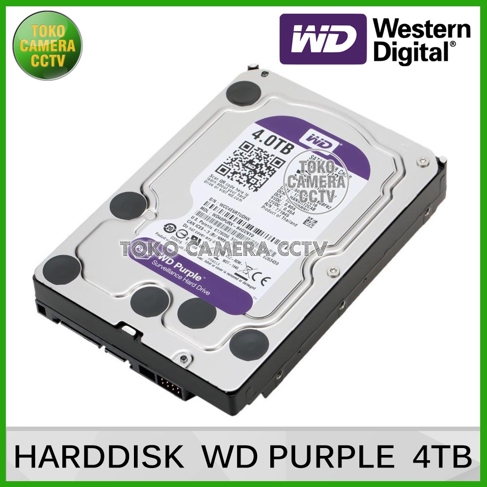 HDD WD PURPLE 4TB / Harddisk WD PURPLE 4 Terra