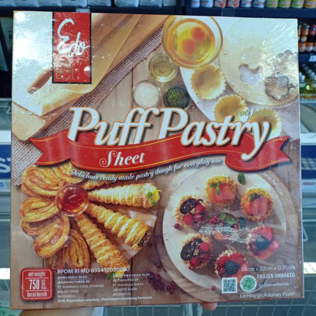 

Puff Pastry Edo 750 gram