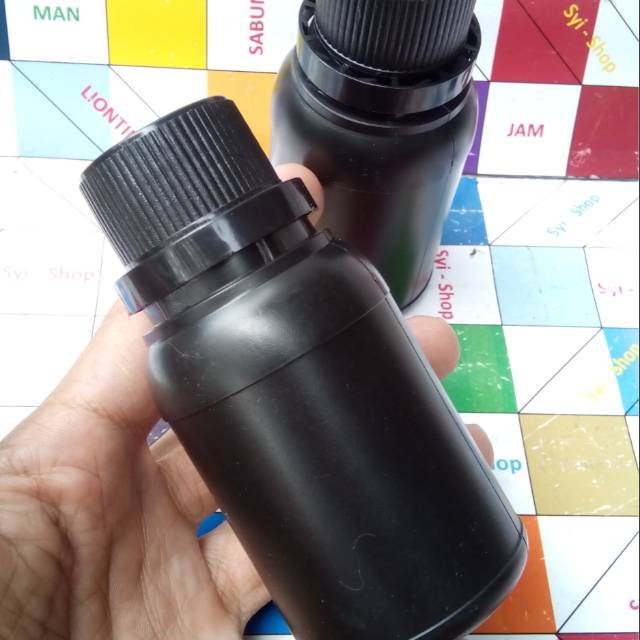 Botol Plastik Labor 100 ml HITAM