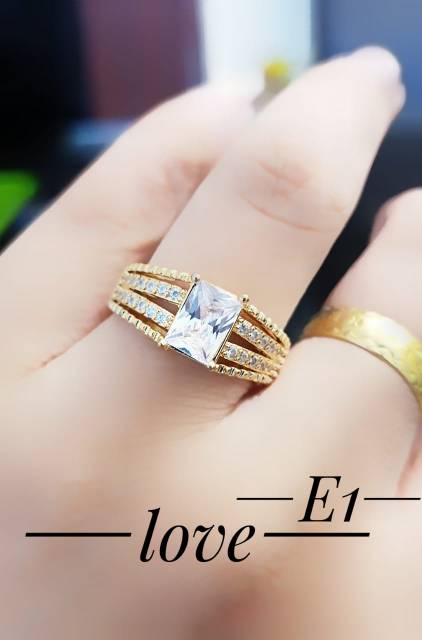 Xuping cincin lapis emas 24k 2408